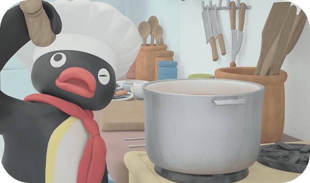 Pingu cooks up a treat!
