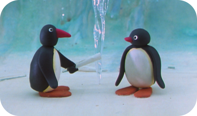 Pingu As An Icicle Player