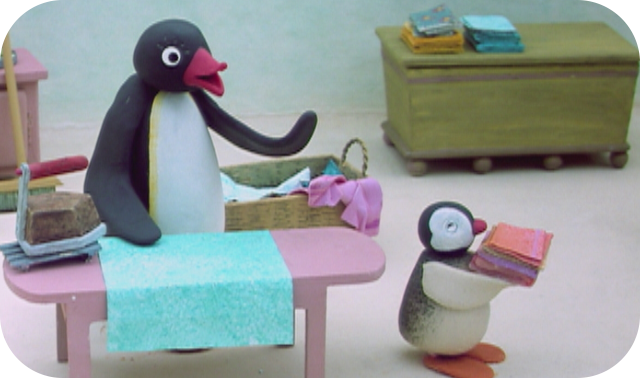 Pingu Helps Around The House