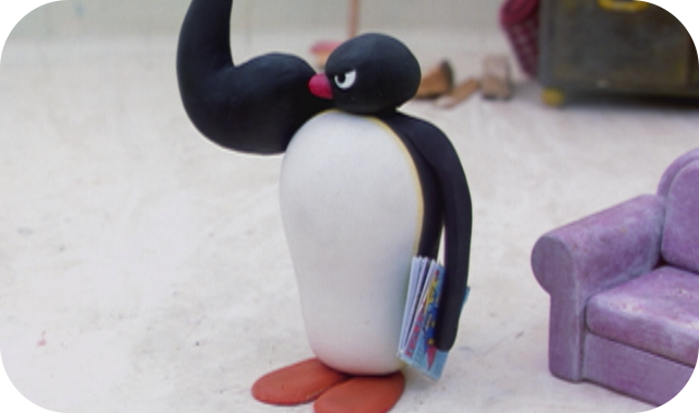 Pingu Plays Superman