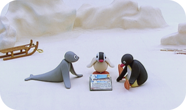 Pingu Builds A Tower