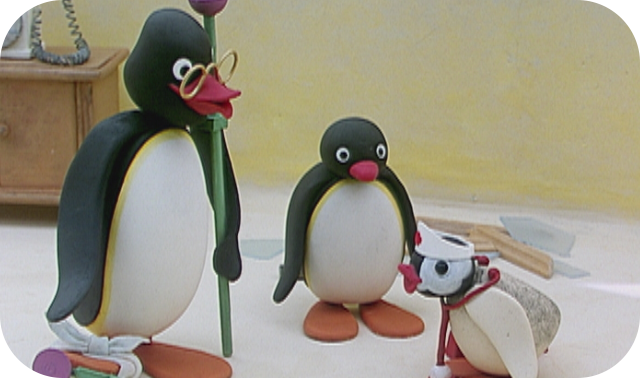 Pingu Helps Grandfather